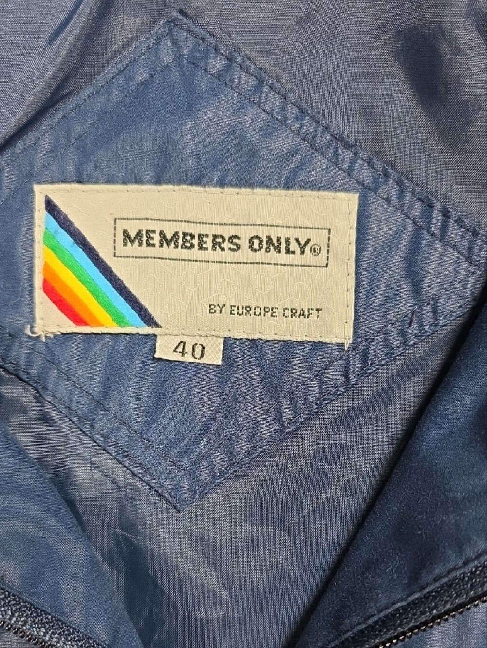 Members Only Navy Blue Bomber Jacket🙌VINTAGE🙌